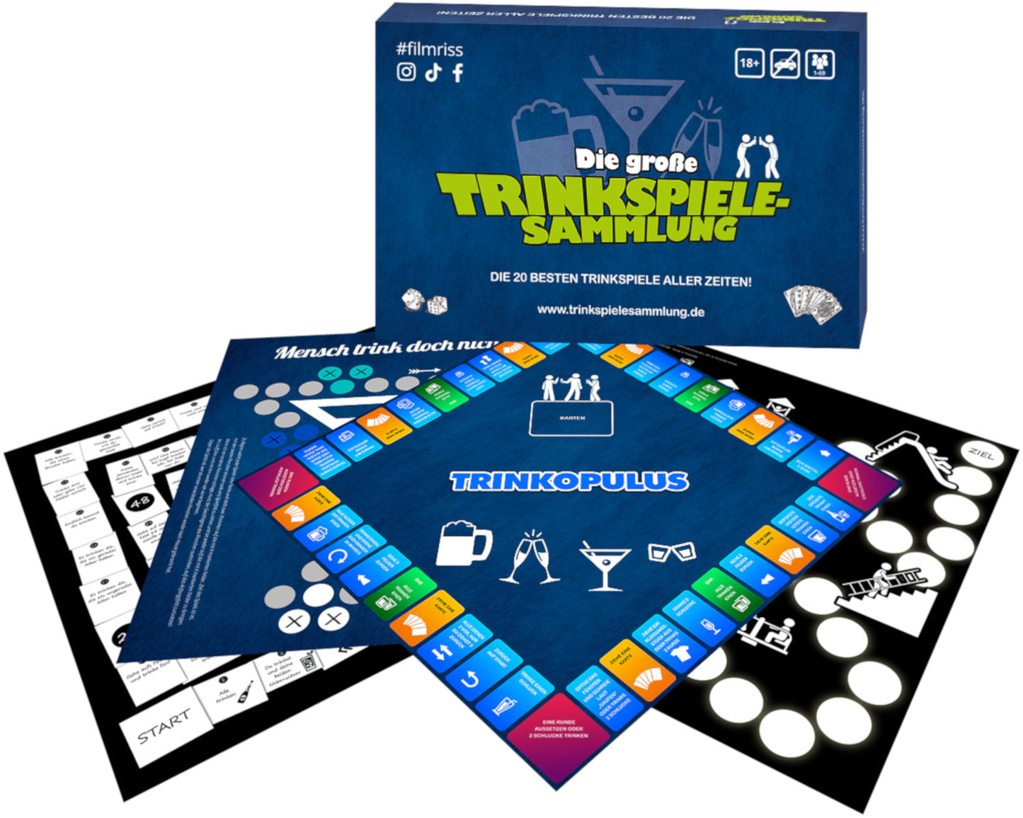 Die große Trinkspielesammlung + 5 gegen Willi