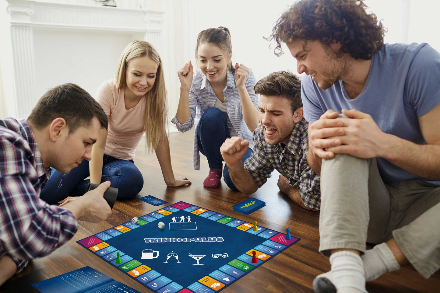 Die große Trinkspielesammlung + Hasbro Pie Face