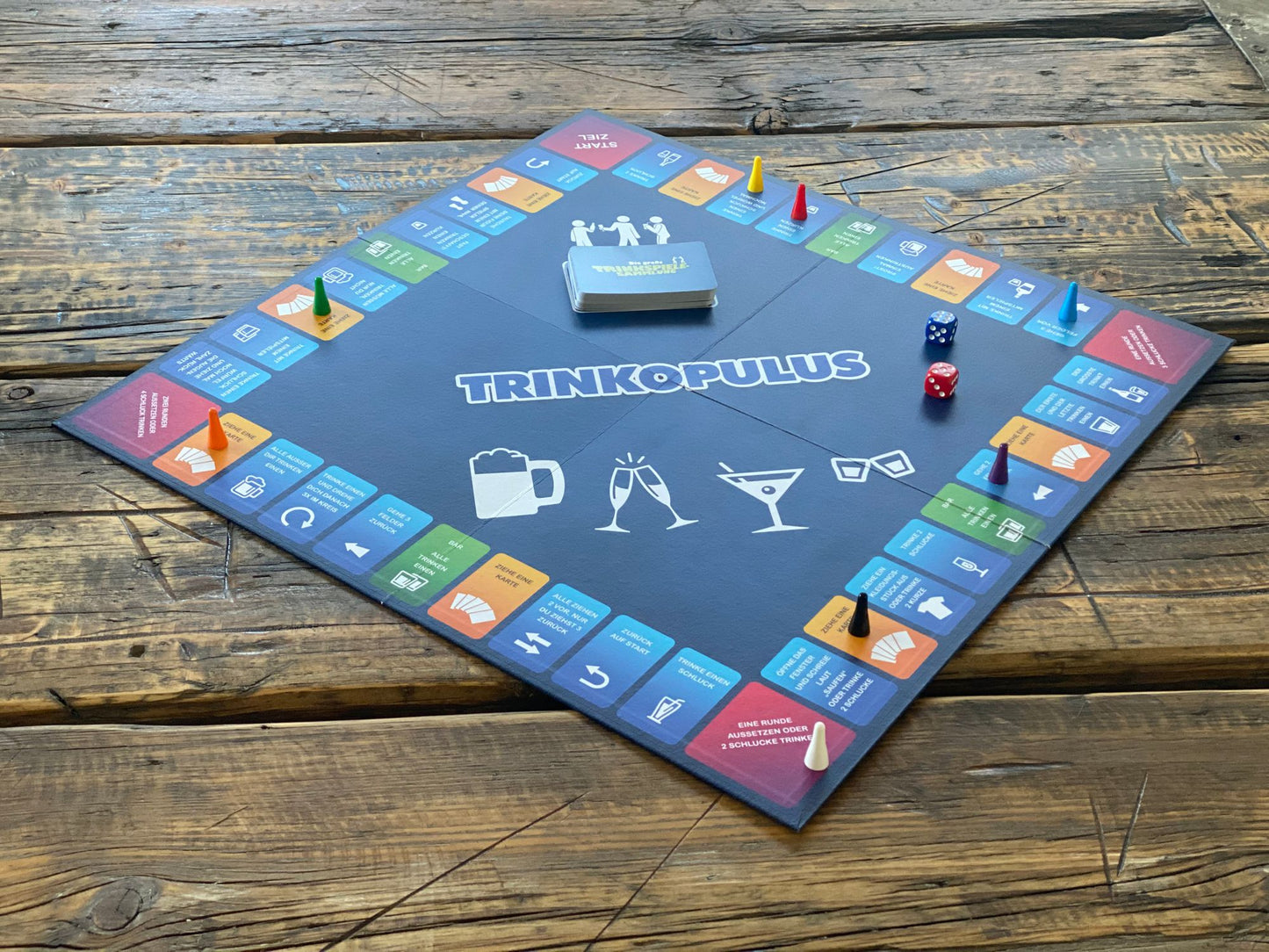 Die große Trinkspielesammlung - 33 lustige, verrückte Trinkspiele in einer Box!