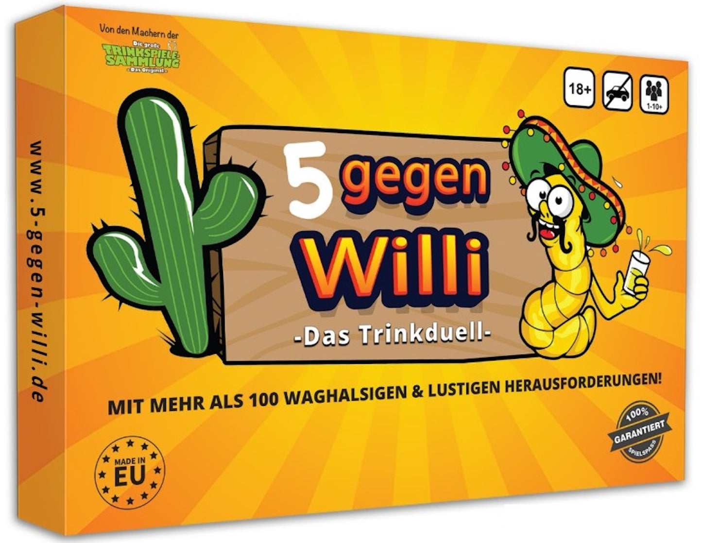 5 gegen Willi - Das Trinkduell - mehr als 100 waghalsige Herausforderungen warten auf Euch!
